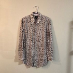 Polka dot dress shirt